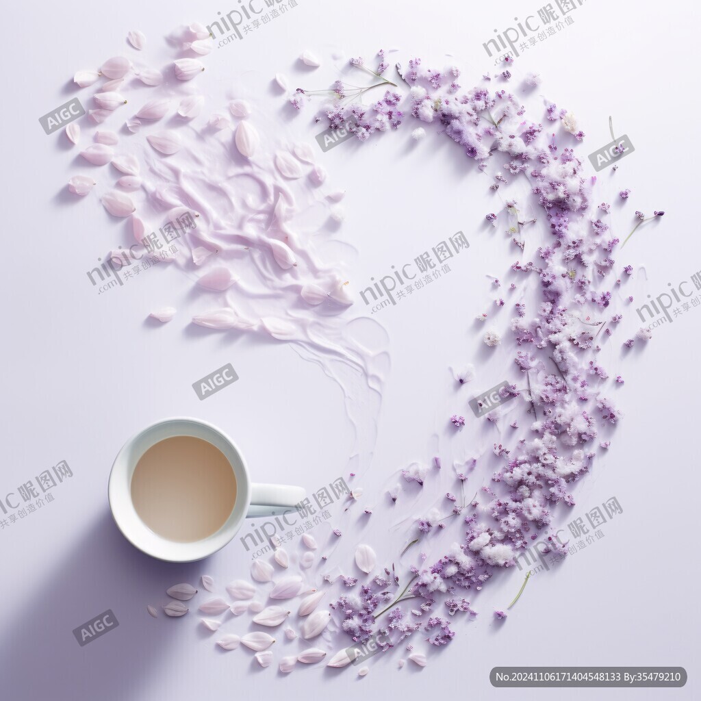 咖啡杯花瓣