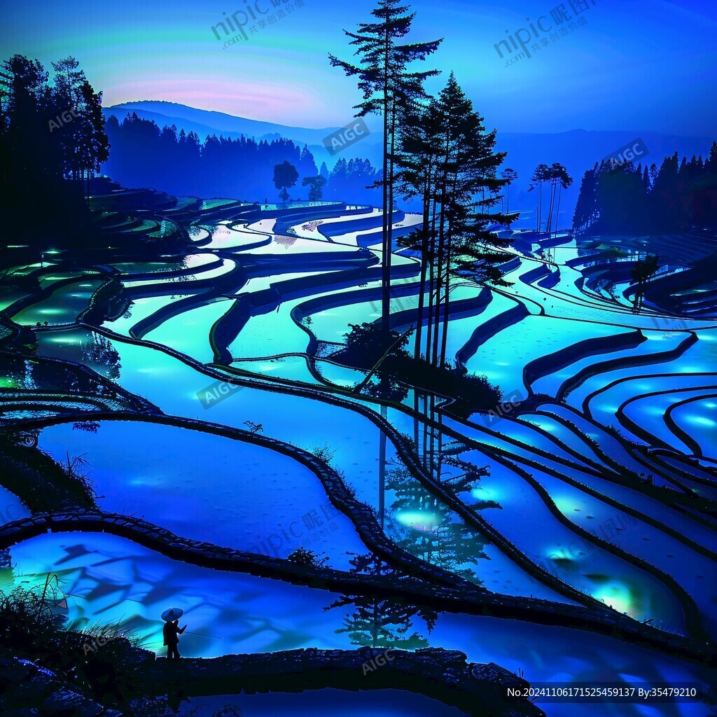 藍(lán)光梯田