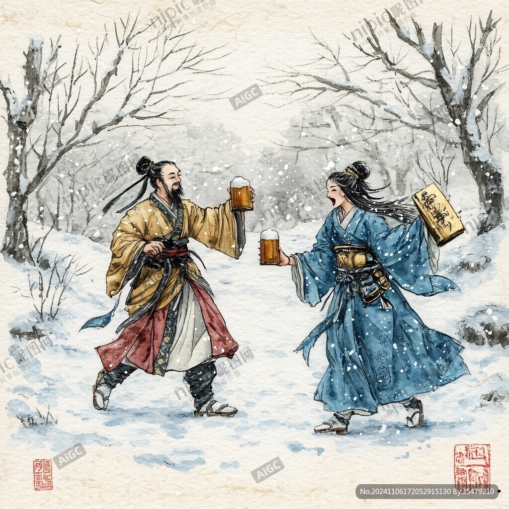 酒讓裝飾畫