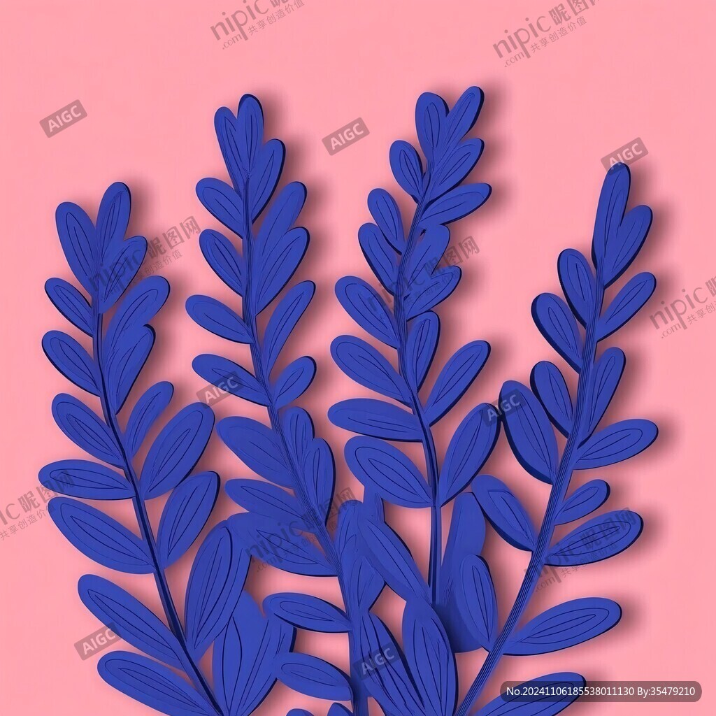 漸變色植物