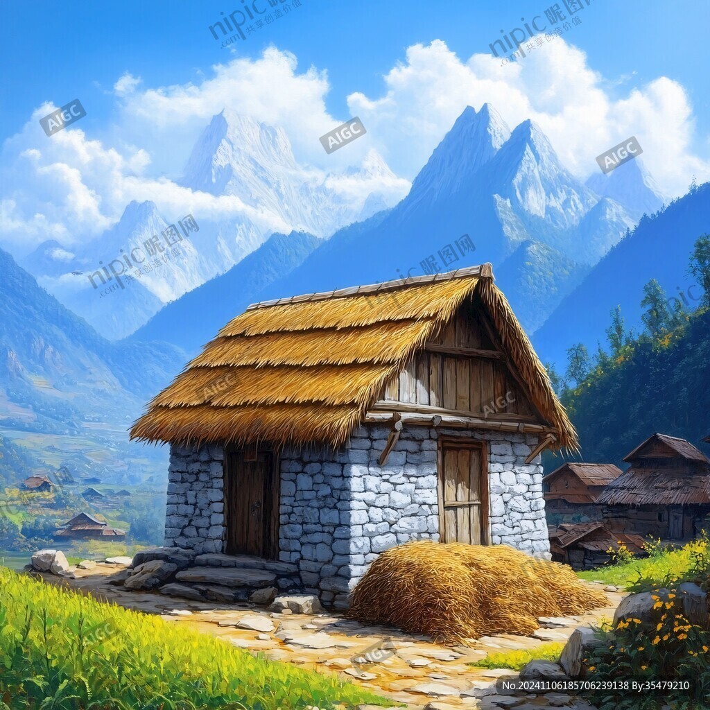 唯美農(nóng)村場景