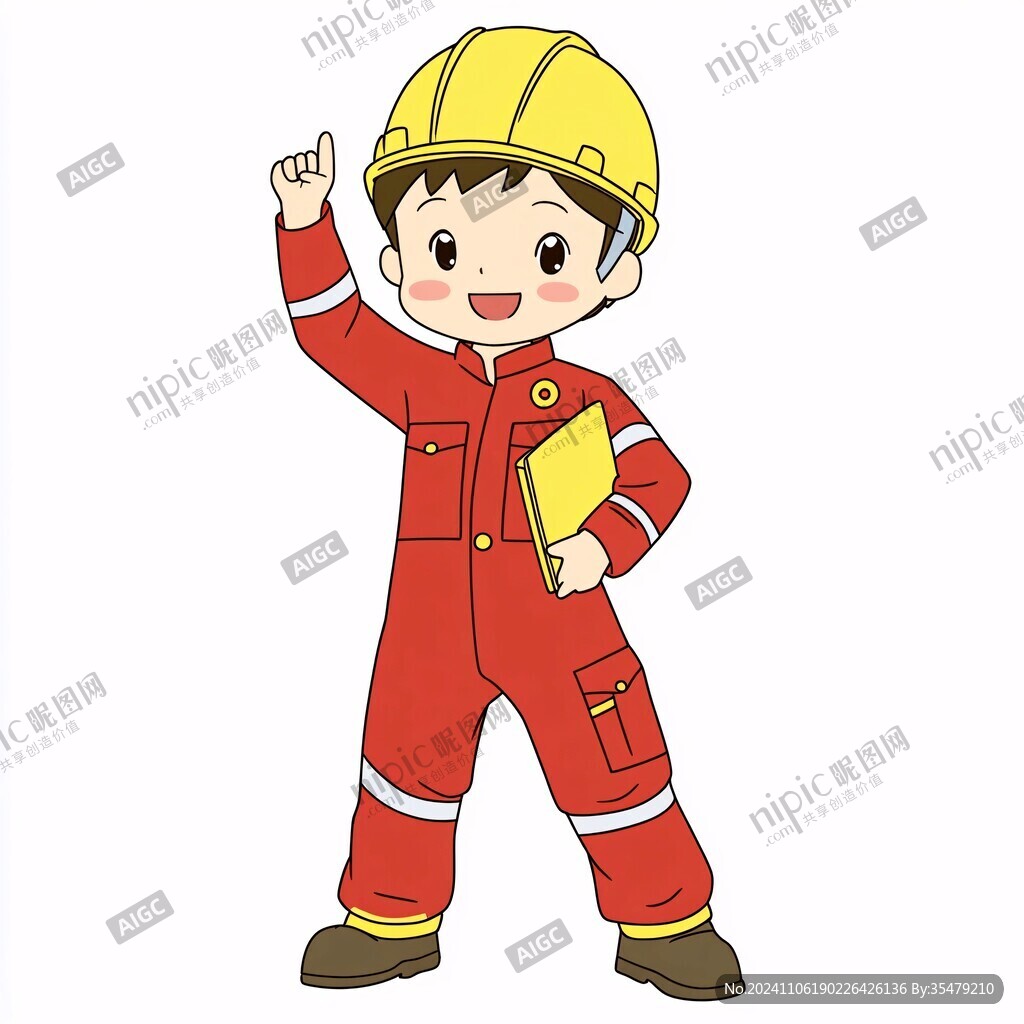 安全生產卡通人物