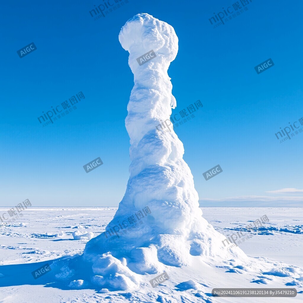 冰雪樹掛素材