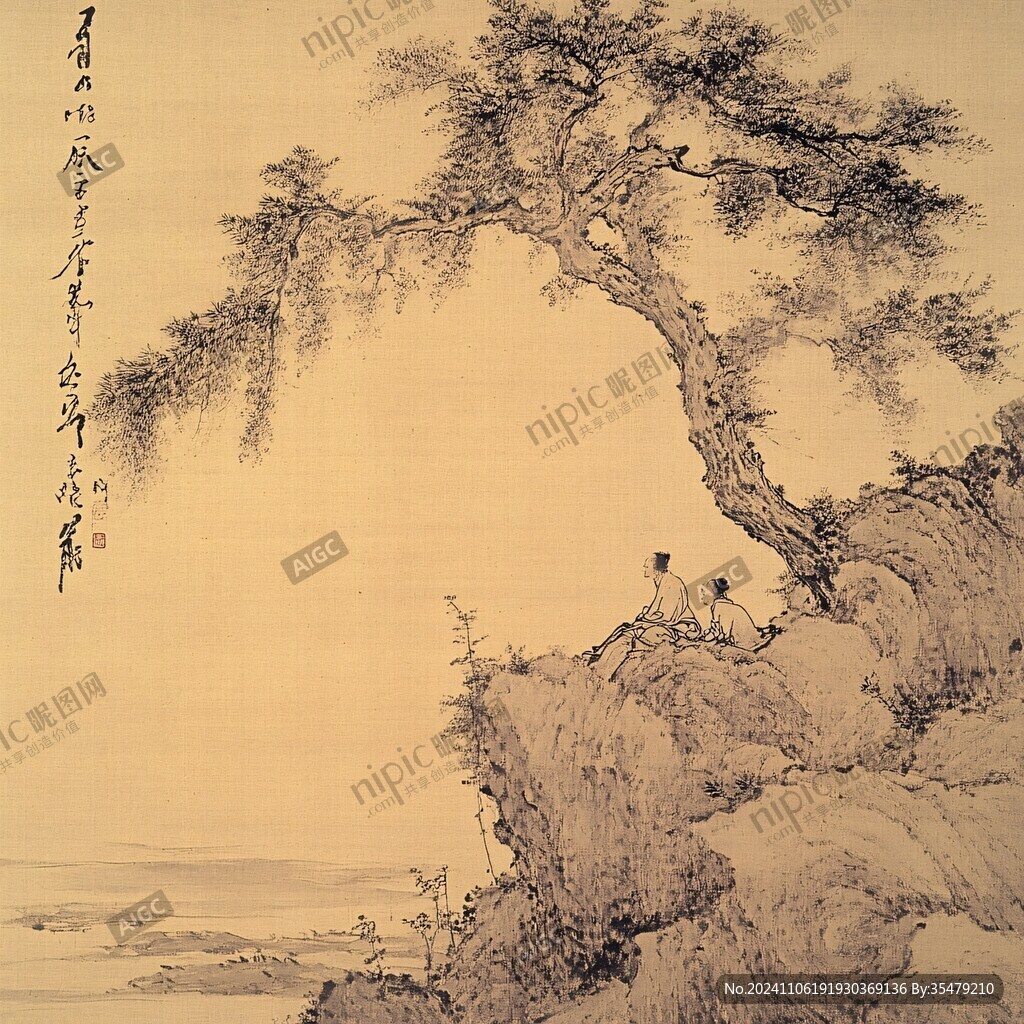 松蔭圖