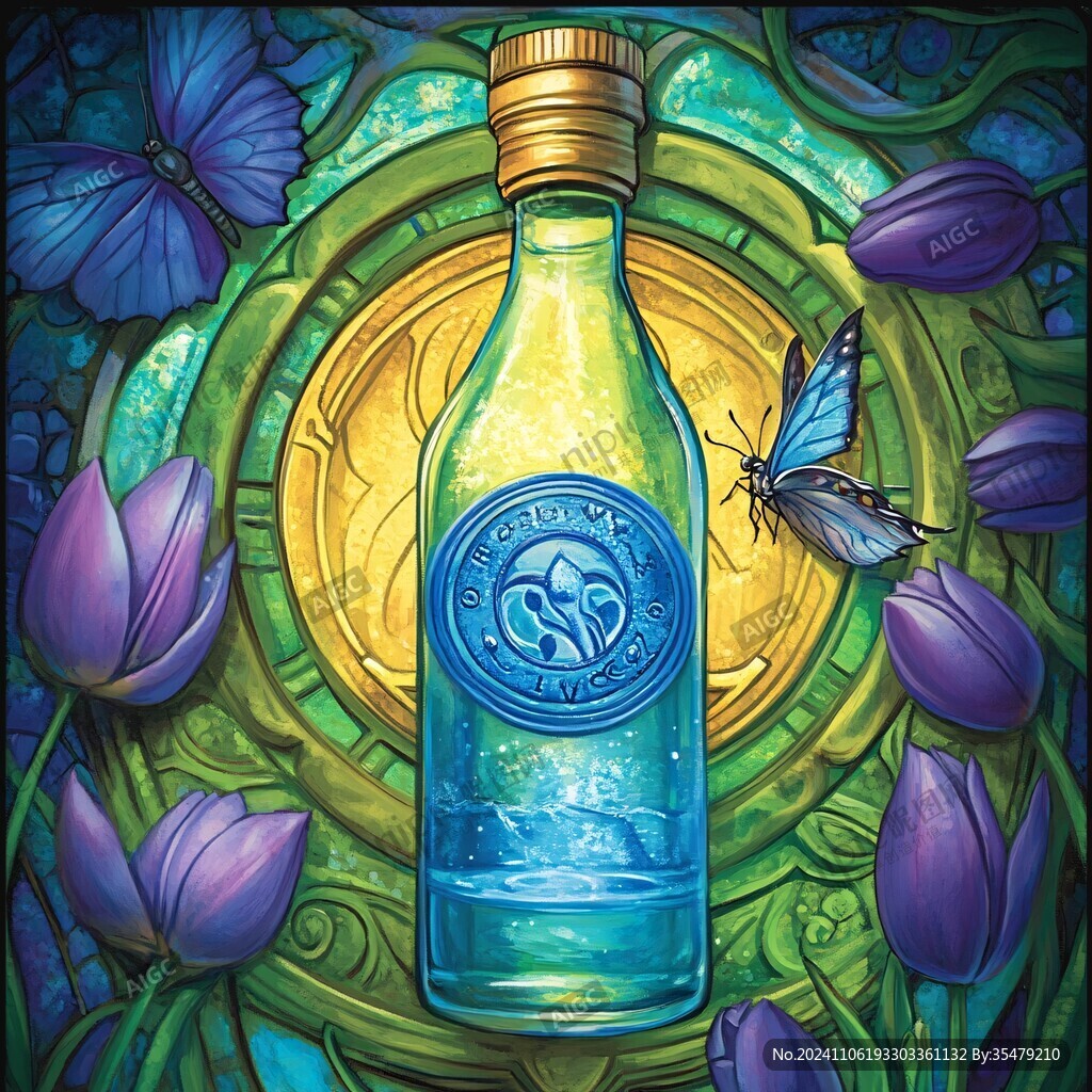 花露水插畫