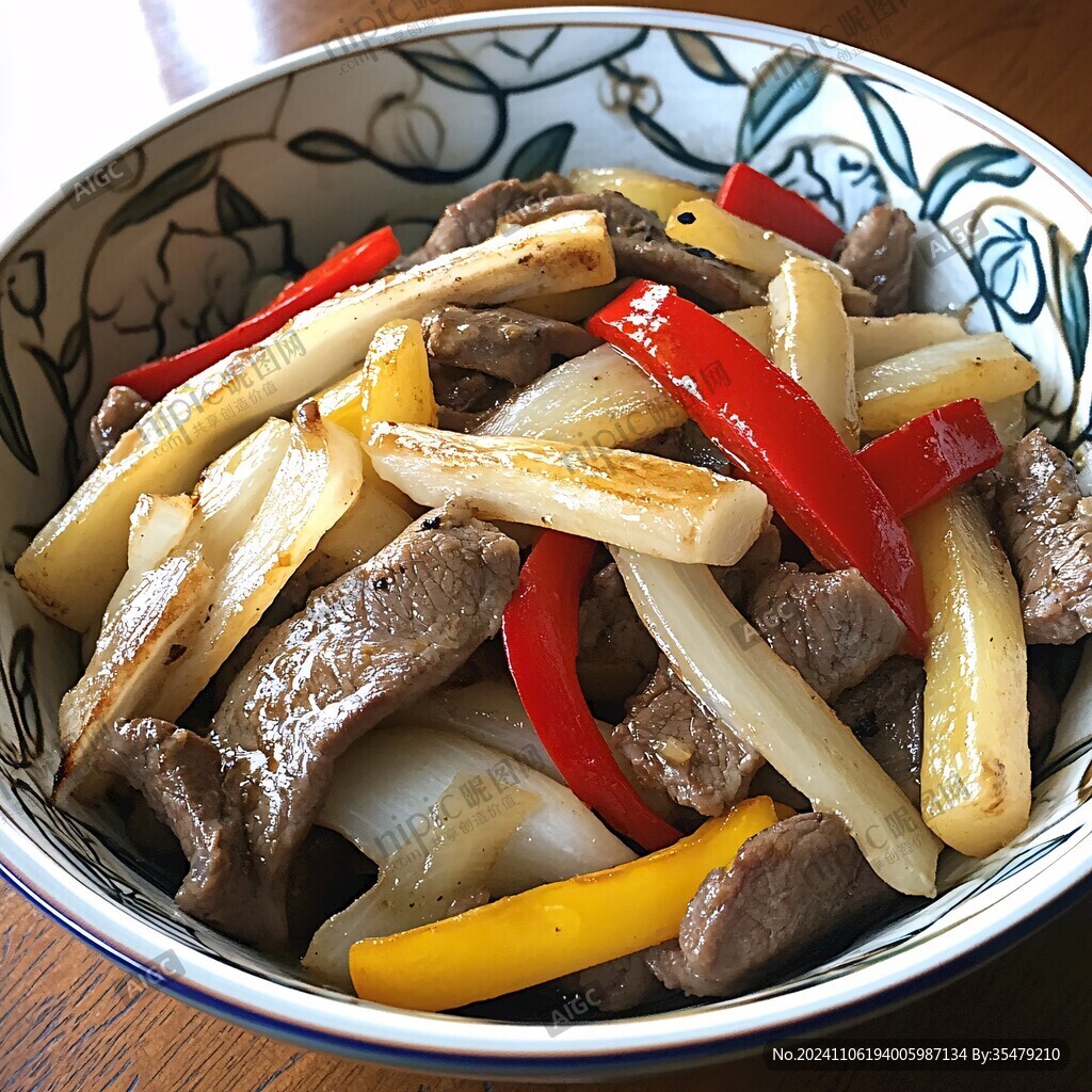 泡椒藕尖炒牛肉
