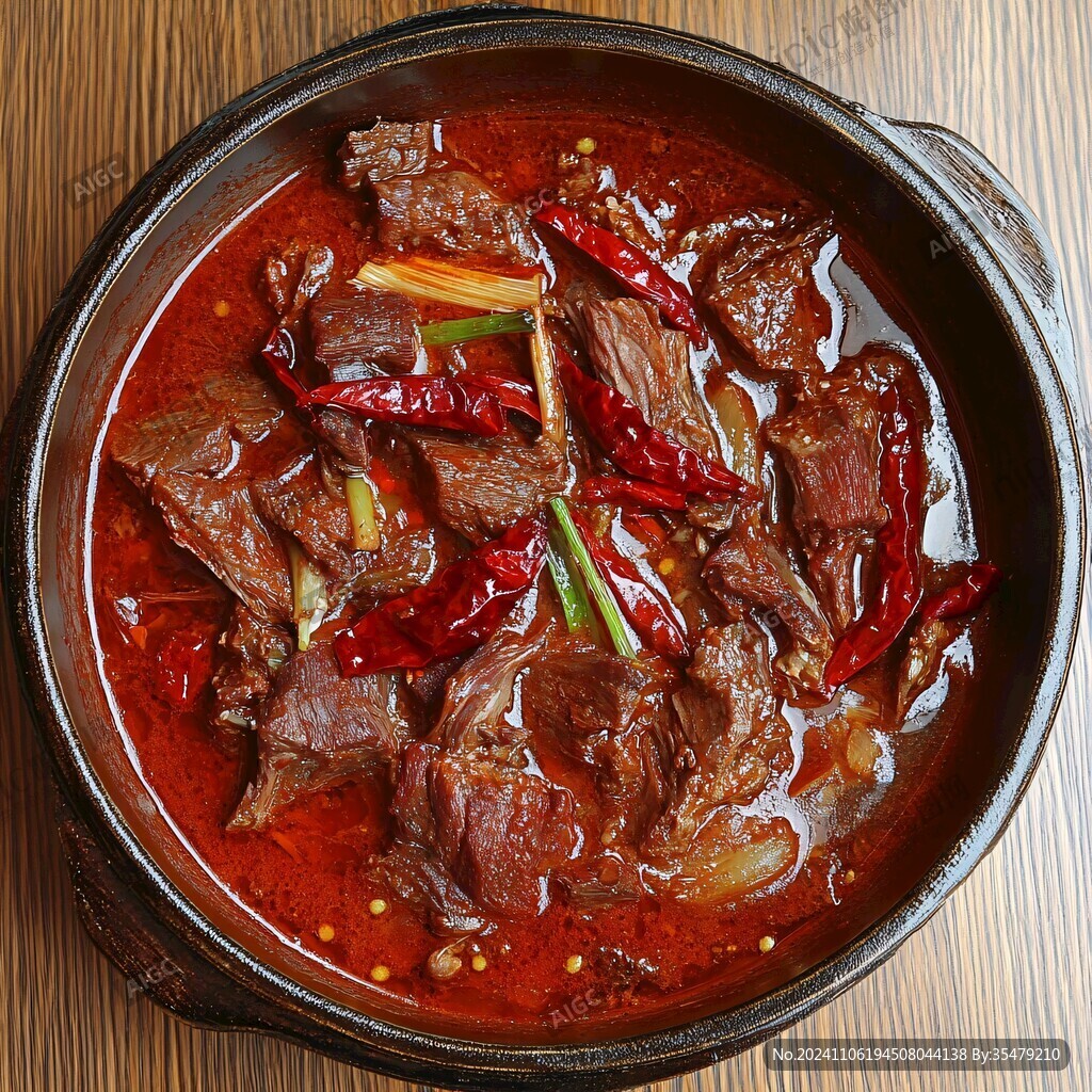 大盆黃牛肉