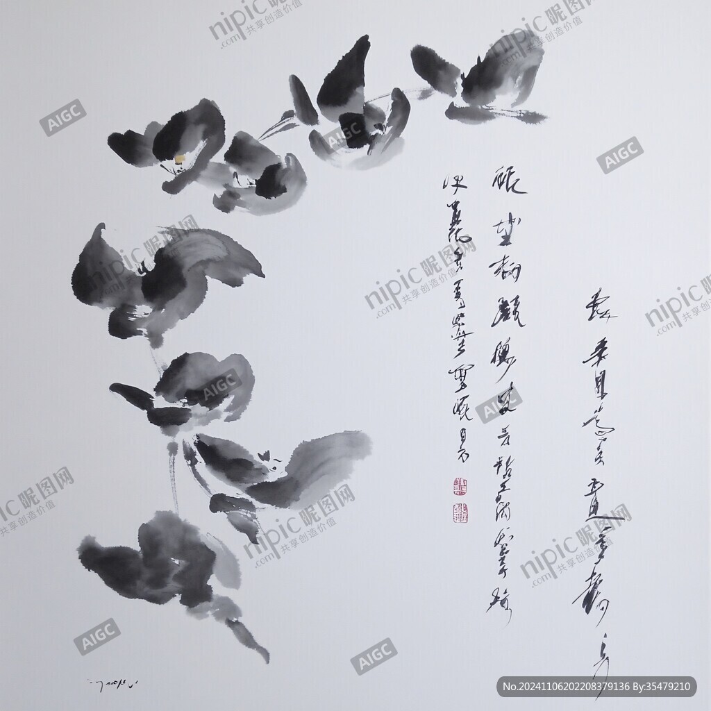 水墨魚小品