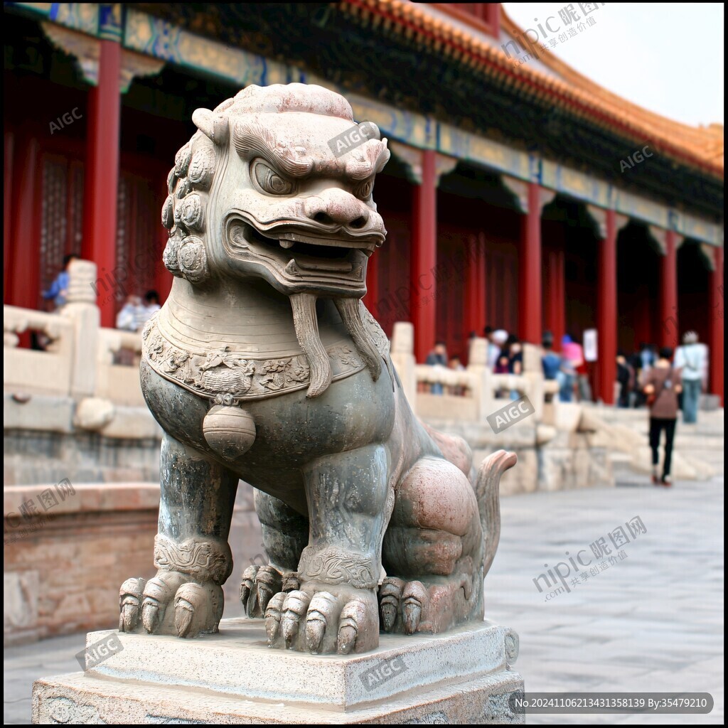皇宮建筑石獸
