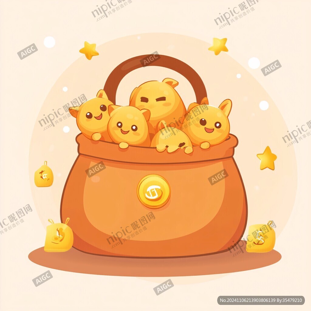 卡通聚寶盆