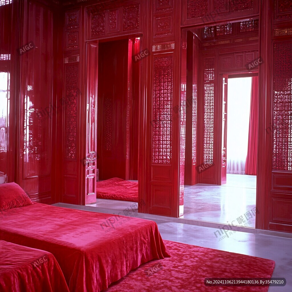 漢式婚房內景