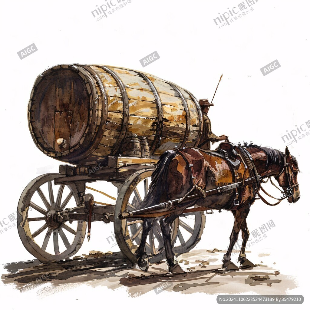 馬車拉酒桶