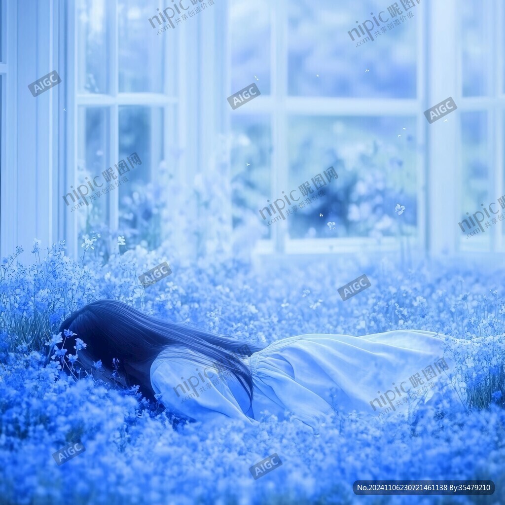 淡淡的藍色憂傷