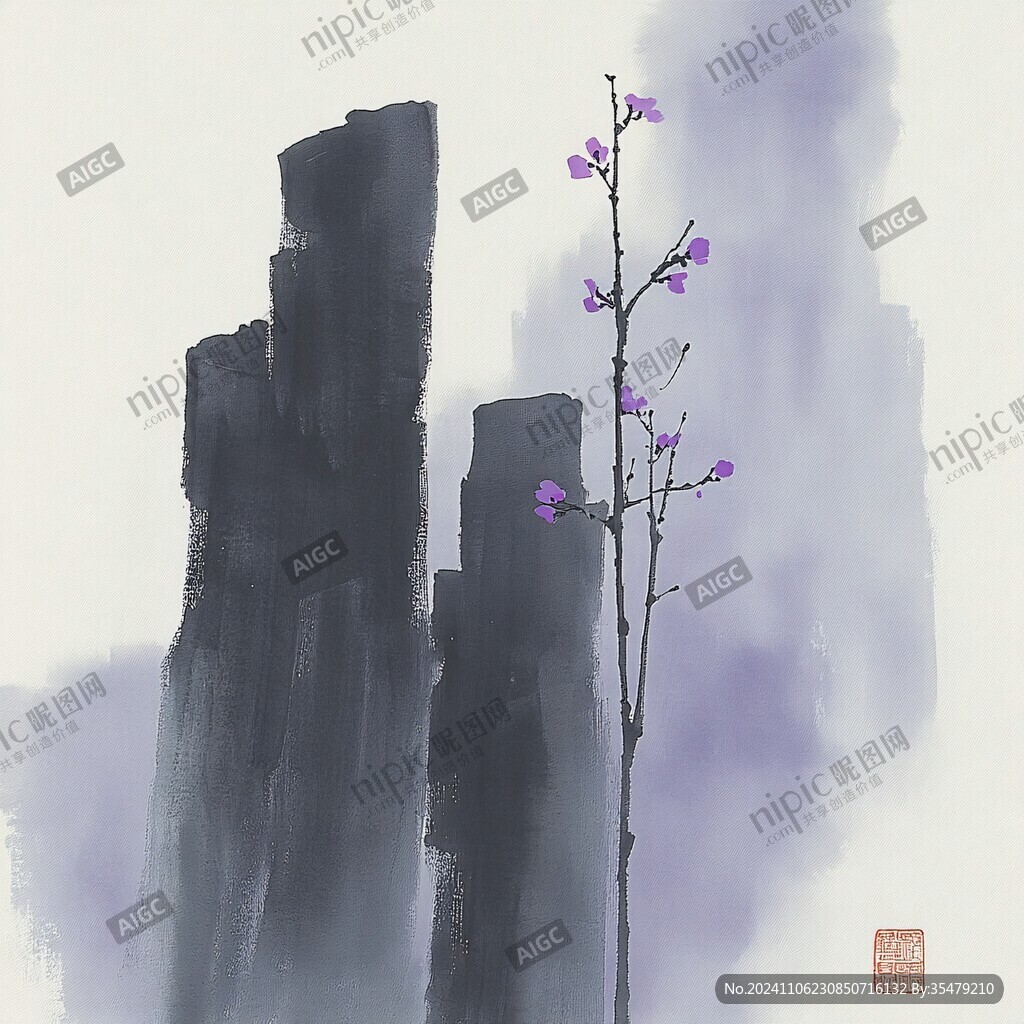 梵凈山插畫