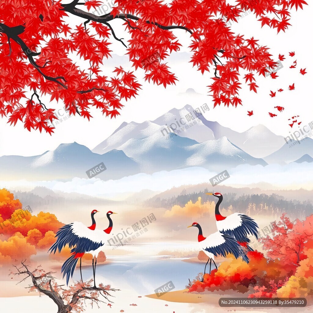 秋季風(fēng)景國(guó)潮