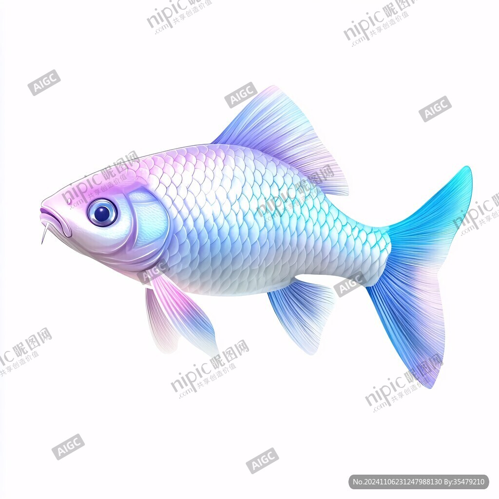 卡通寫實紅鯉魚