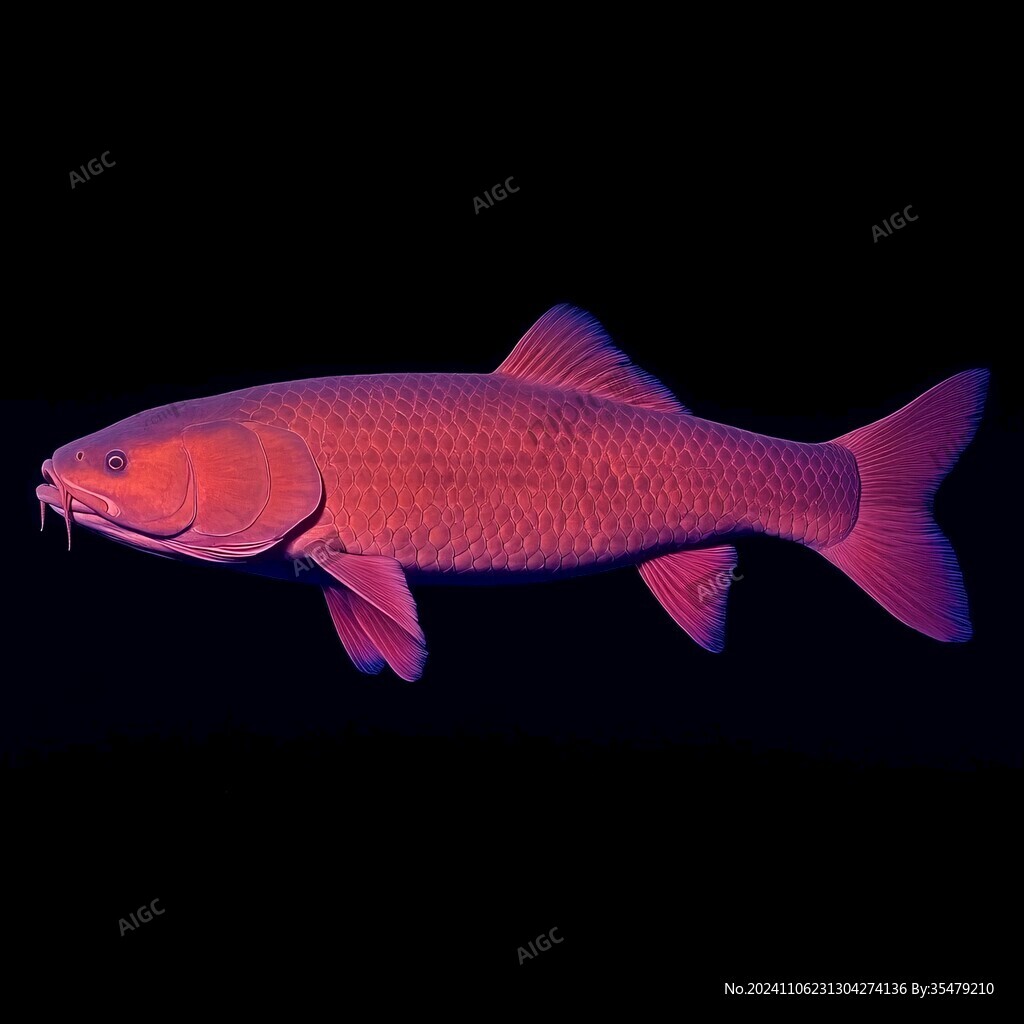 卡通寫實紅鯉魚