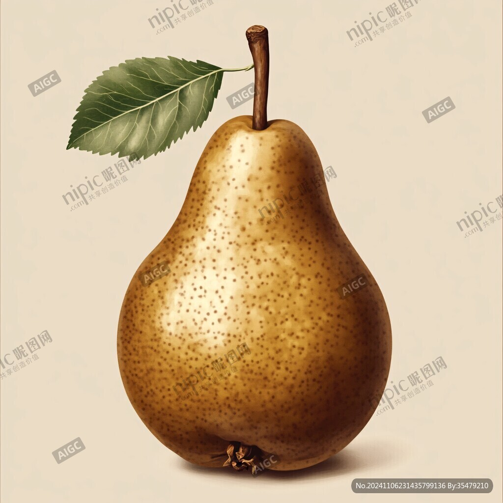 黃金梨插畫