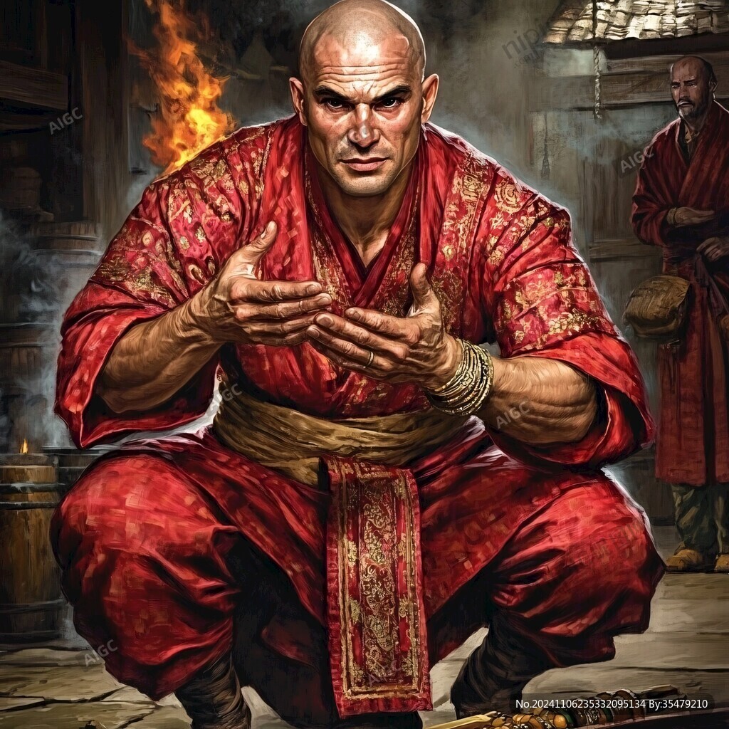 插畫魯智深