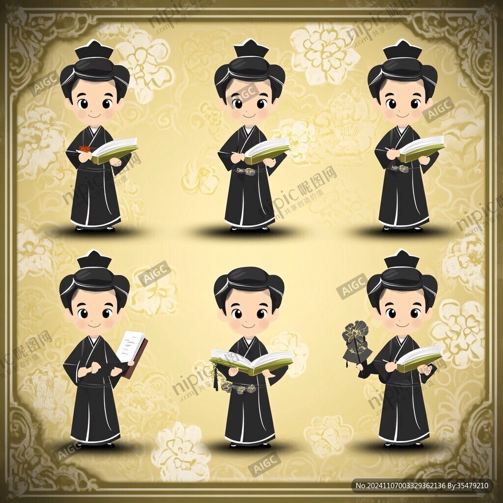 卡通國(guó)學(xué)人物
