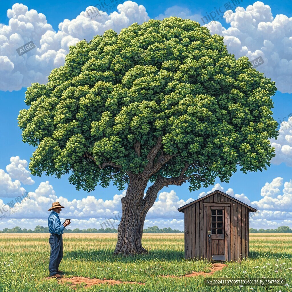 大樹與小屋