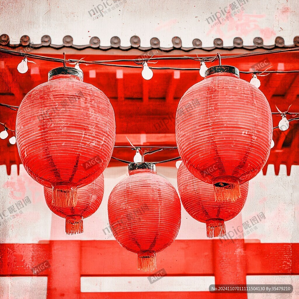 日式紅燈籠