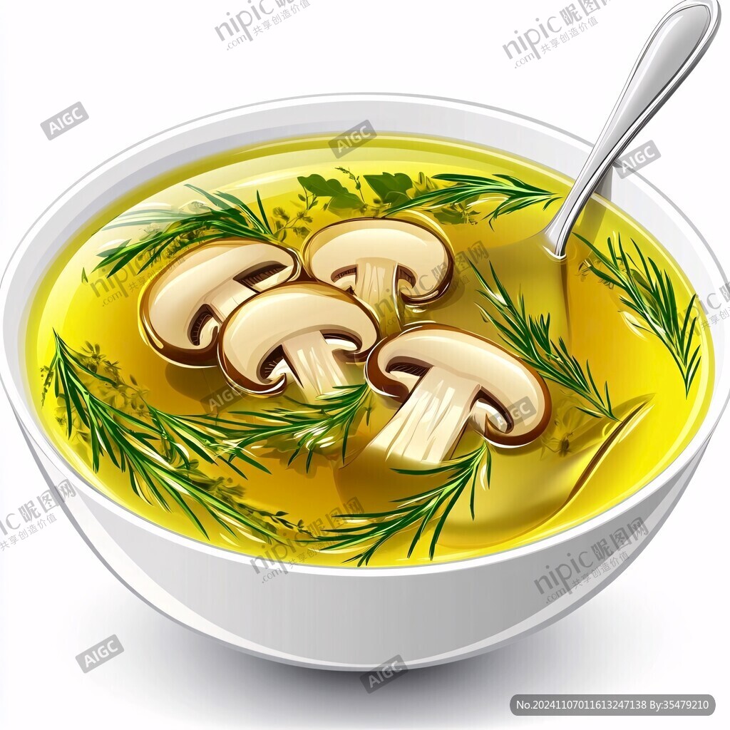 蘑菇湯圖片