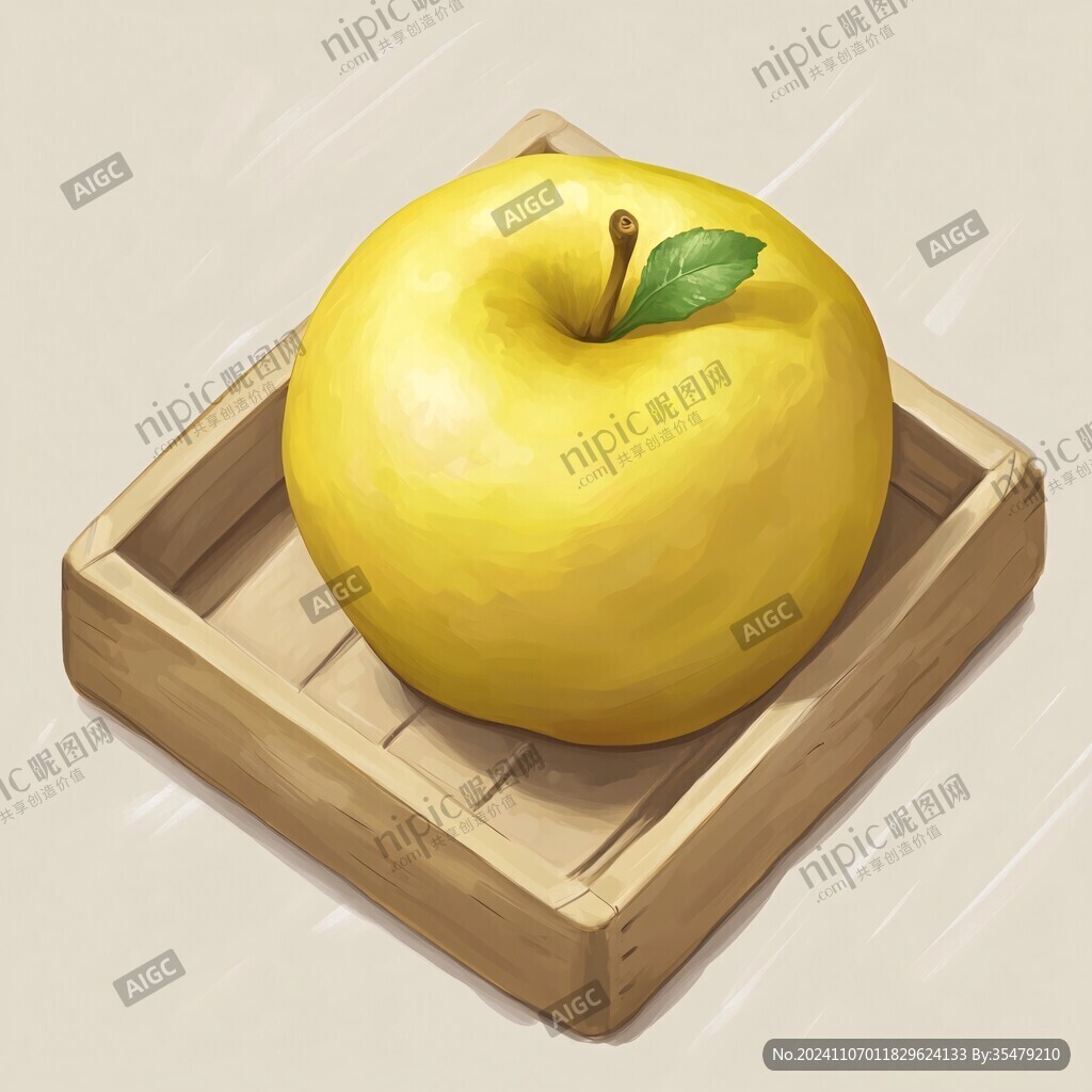 手繪黃蘋果