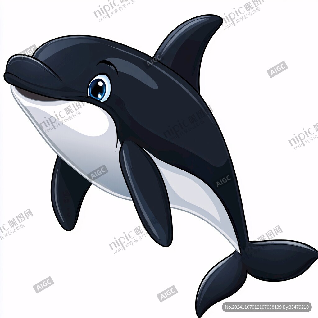海豚卡通形象