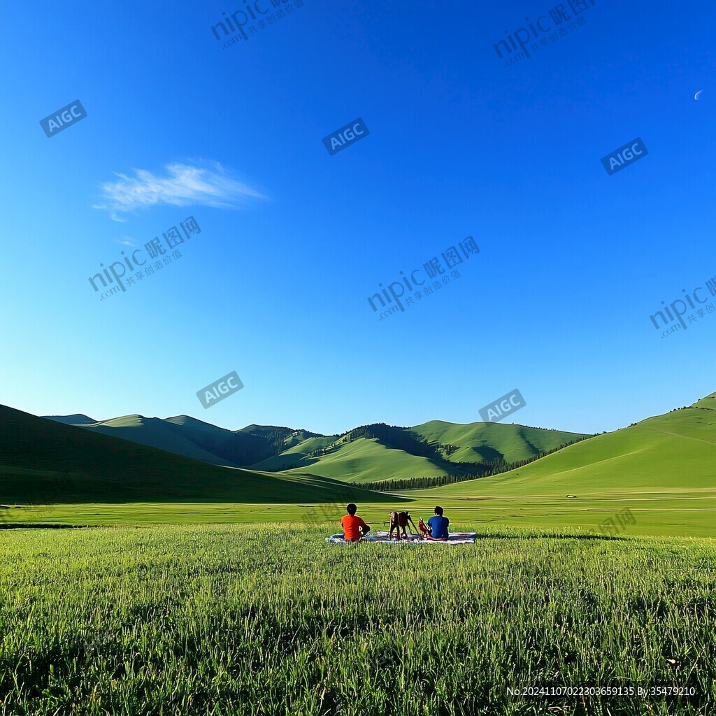 草原上的人們