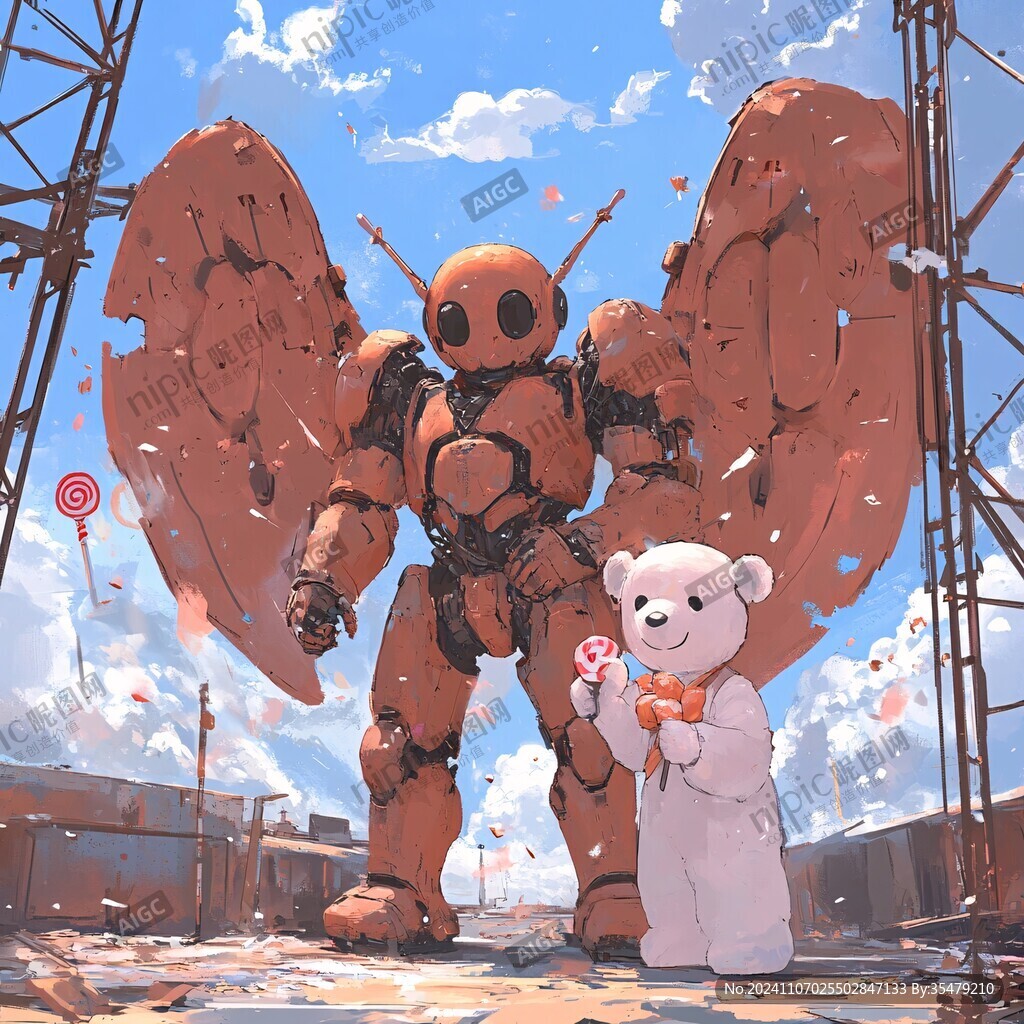 熊變身插畫