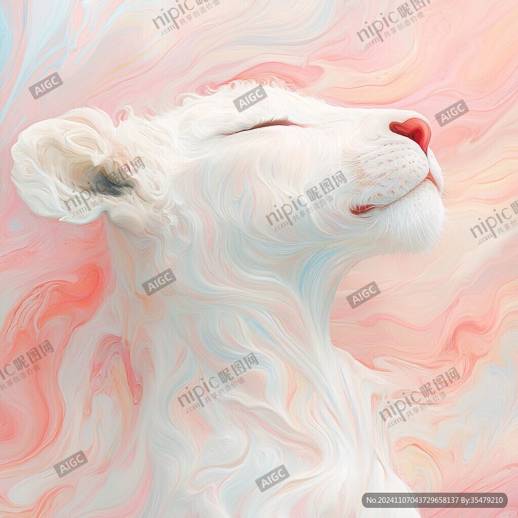 原創(chuàng)插畫薩摩耶