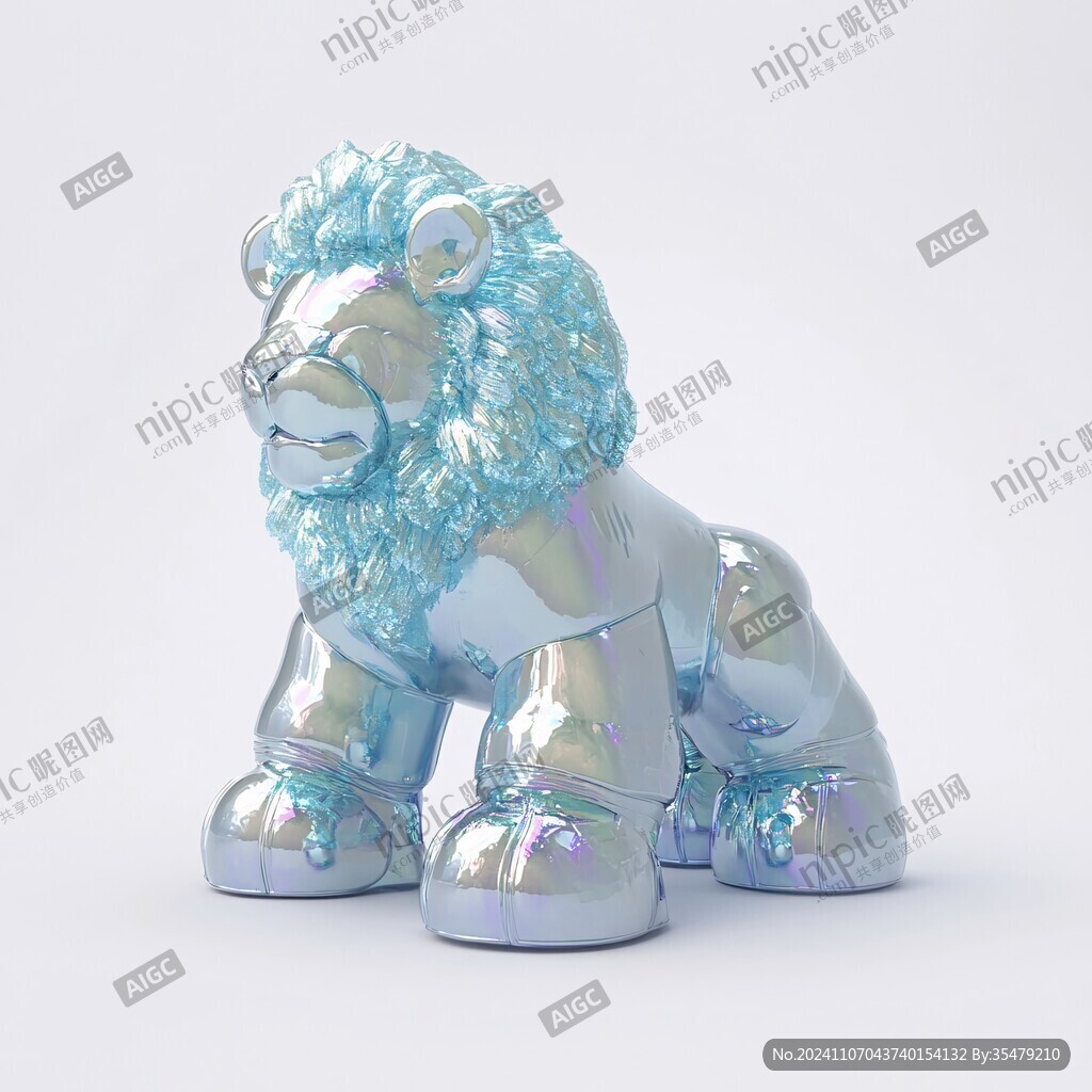獅子玩偶公仔設(shè)計(jì)
