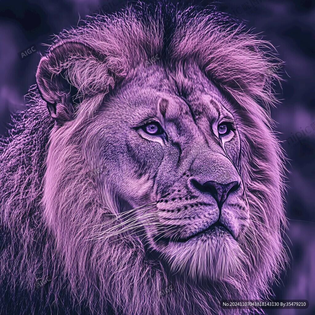 獅頭獅子王動物頭像