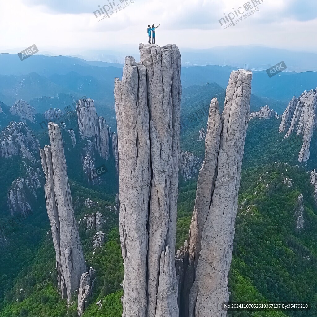 石筍巖石怪石柱