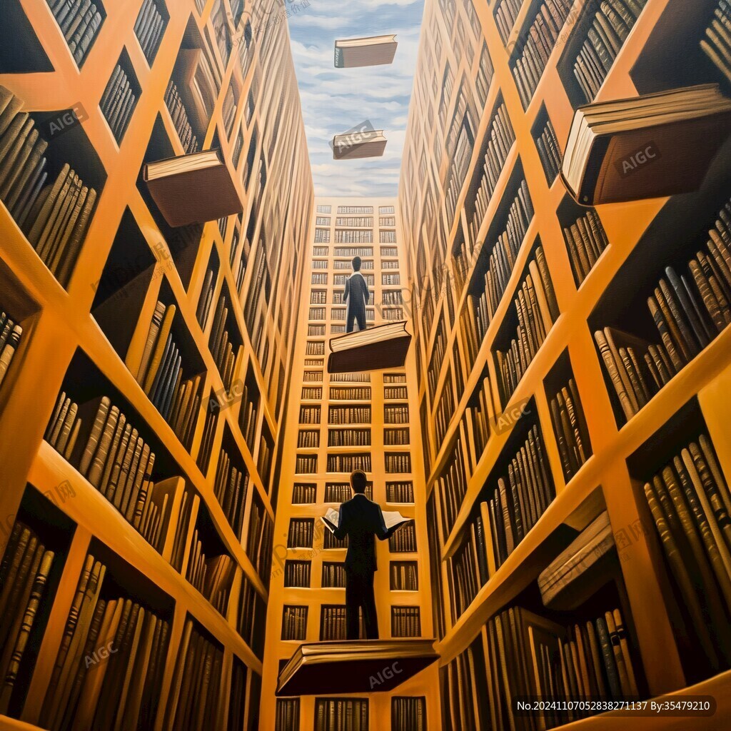 仰望書山