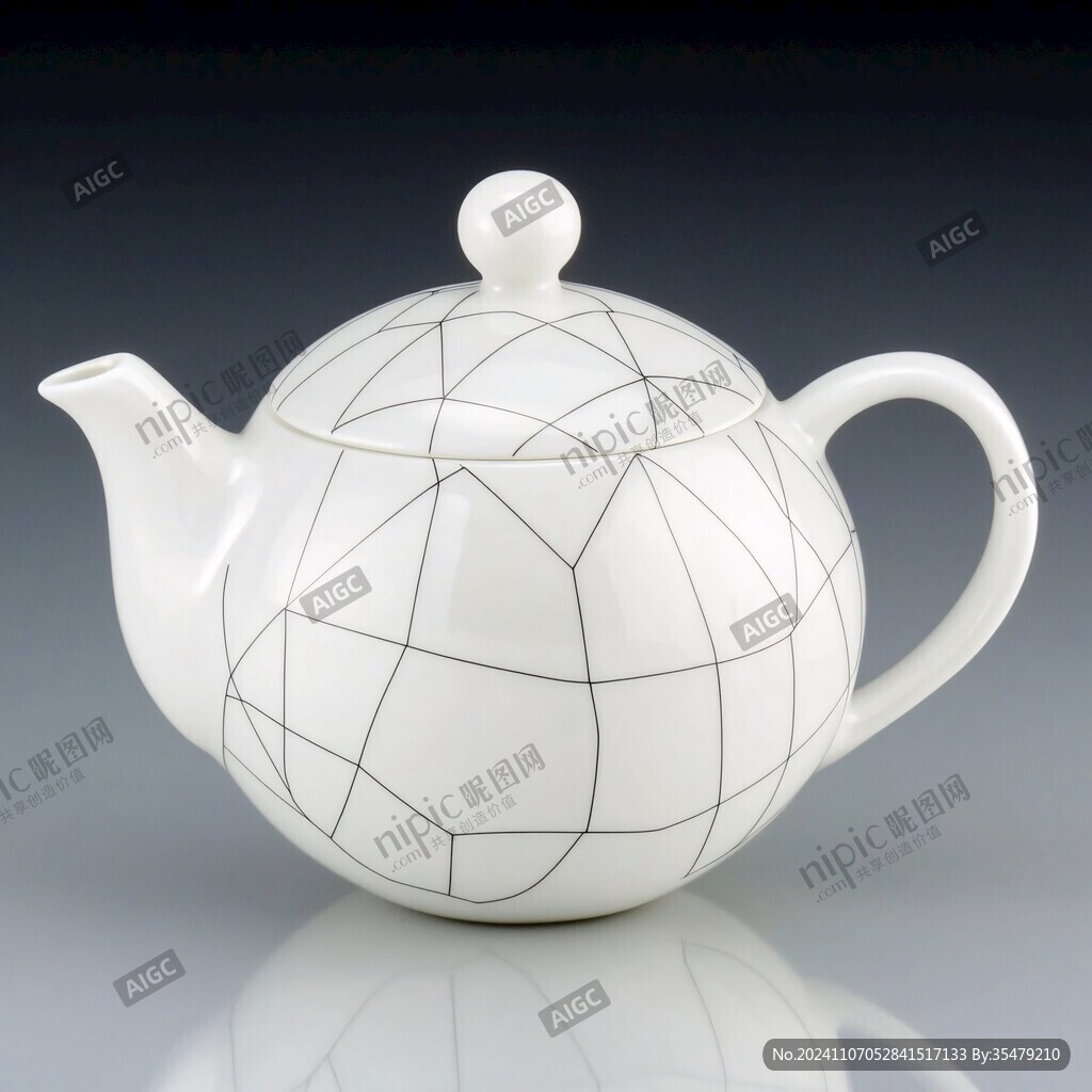 幾何形態(tài)茶壺
