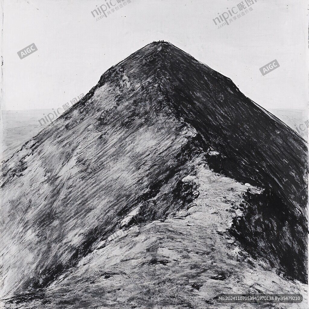 圓錐型的山
