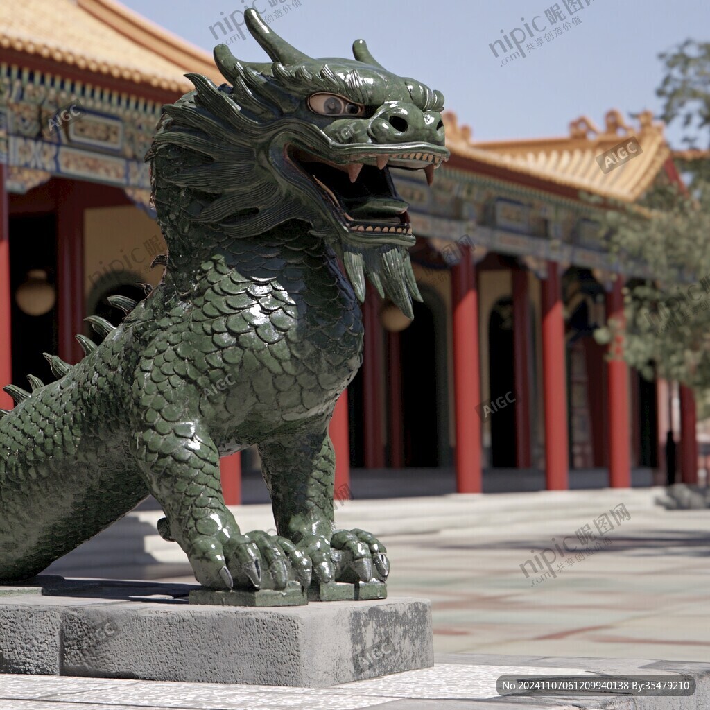 皇宮建筑石獸