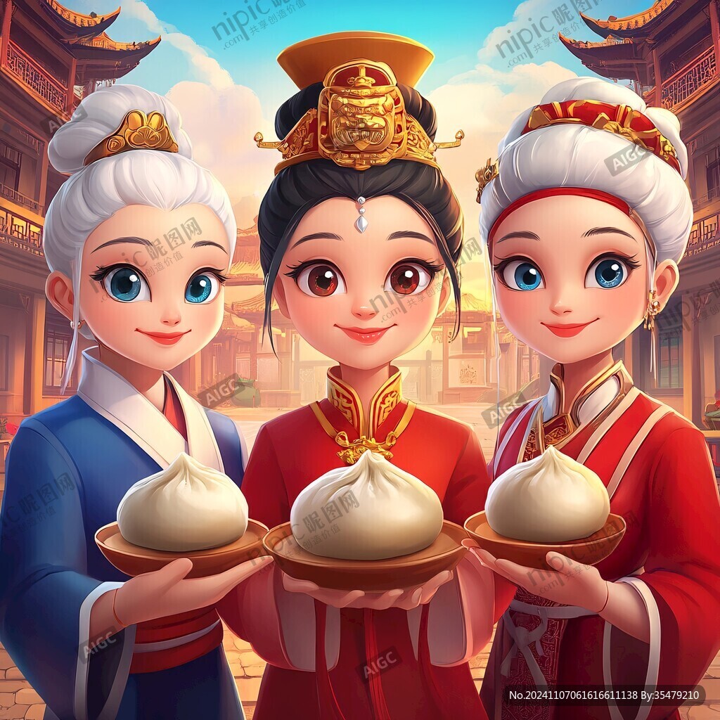 宮女卡通形象