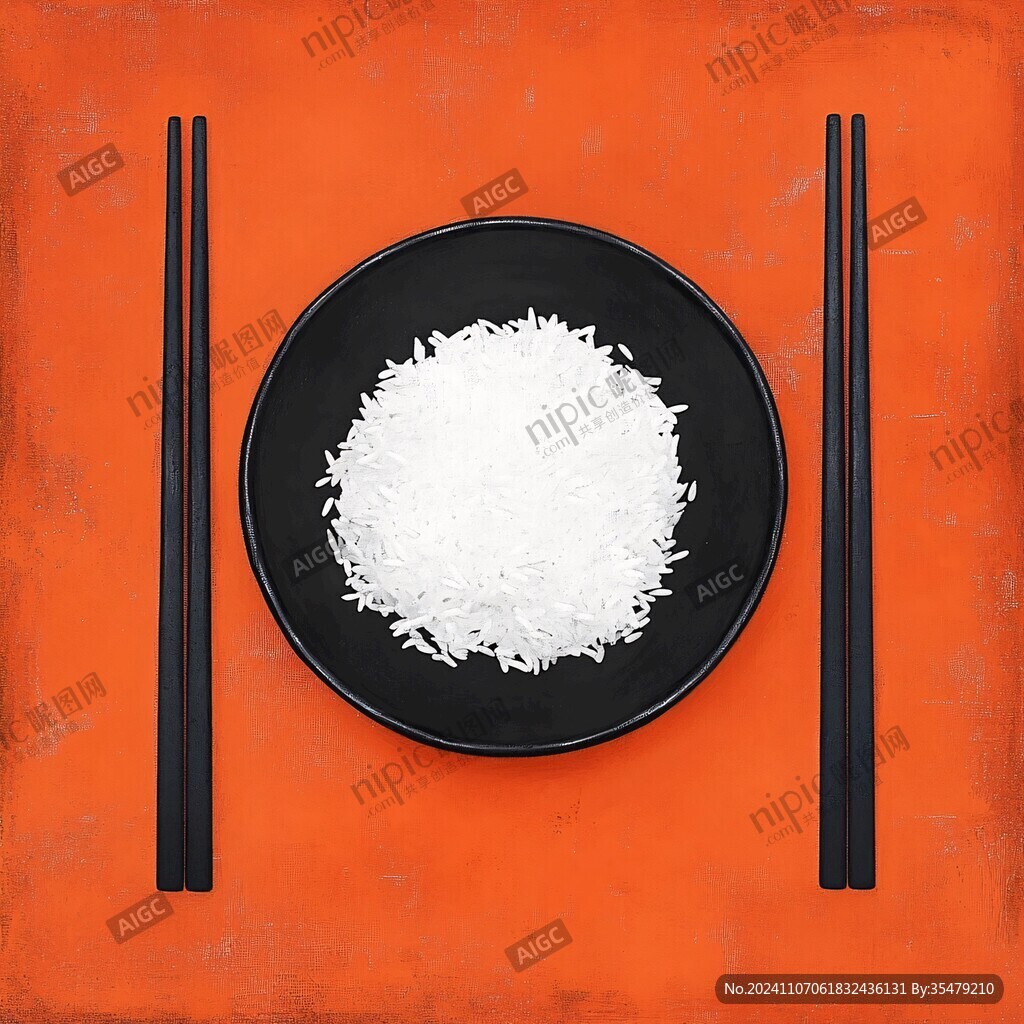 一碟米飯