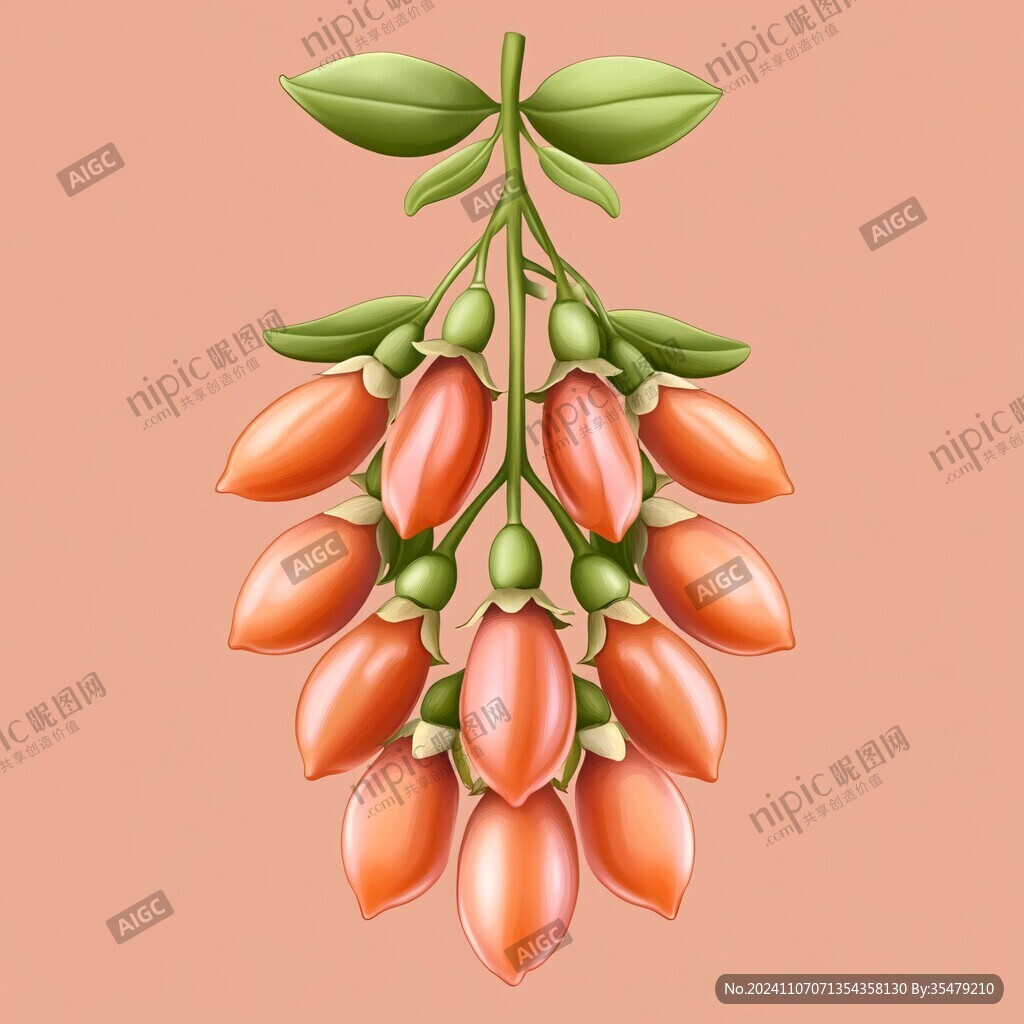 大豆寫實插畫