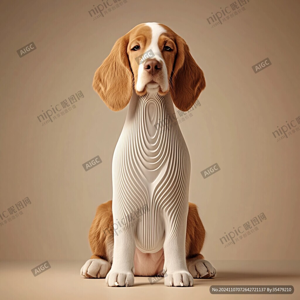 比格犬插畫