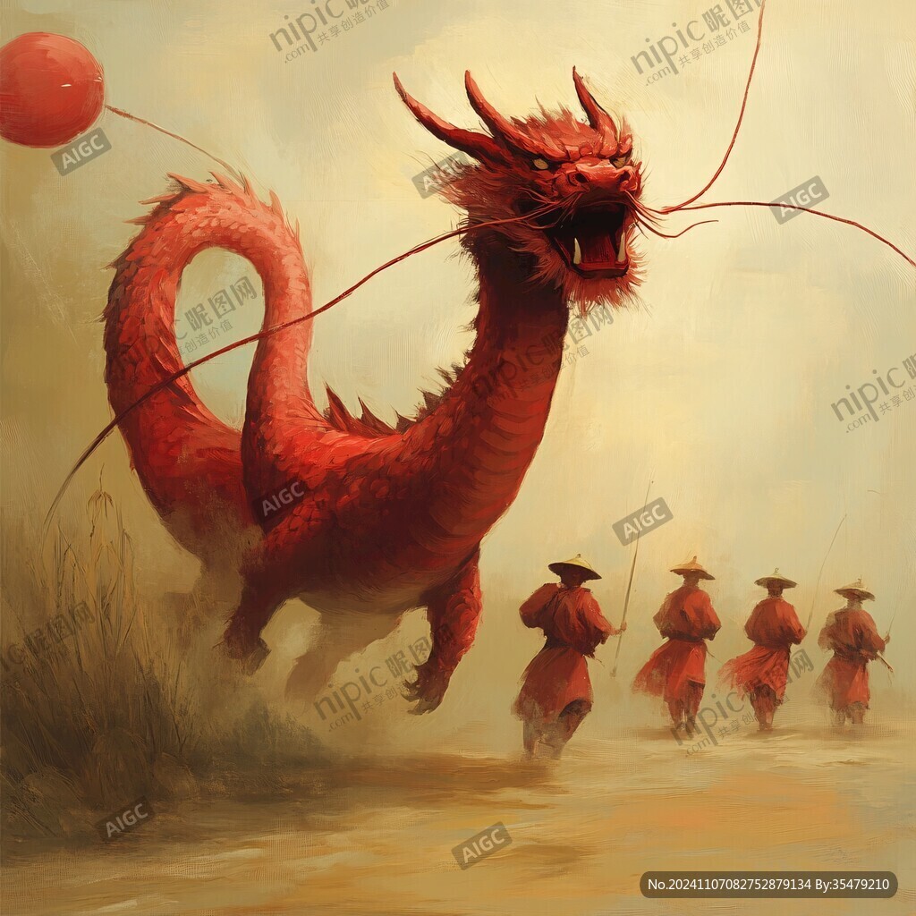 插畫龍年插畫