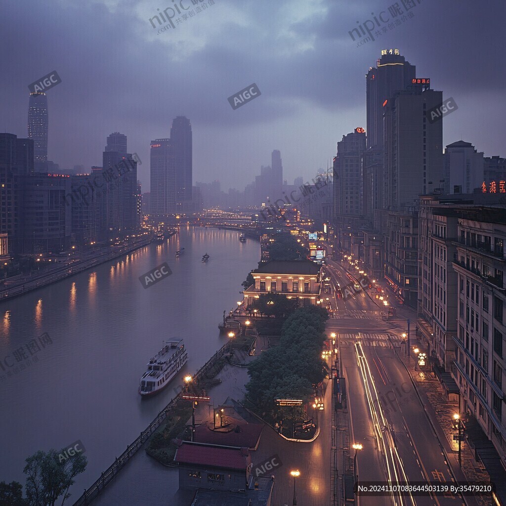 霧中外灘