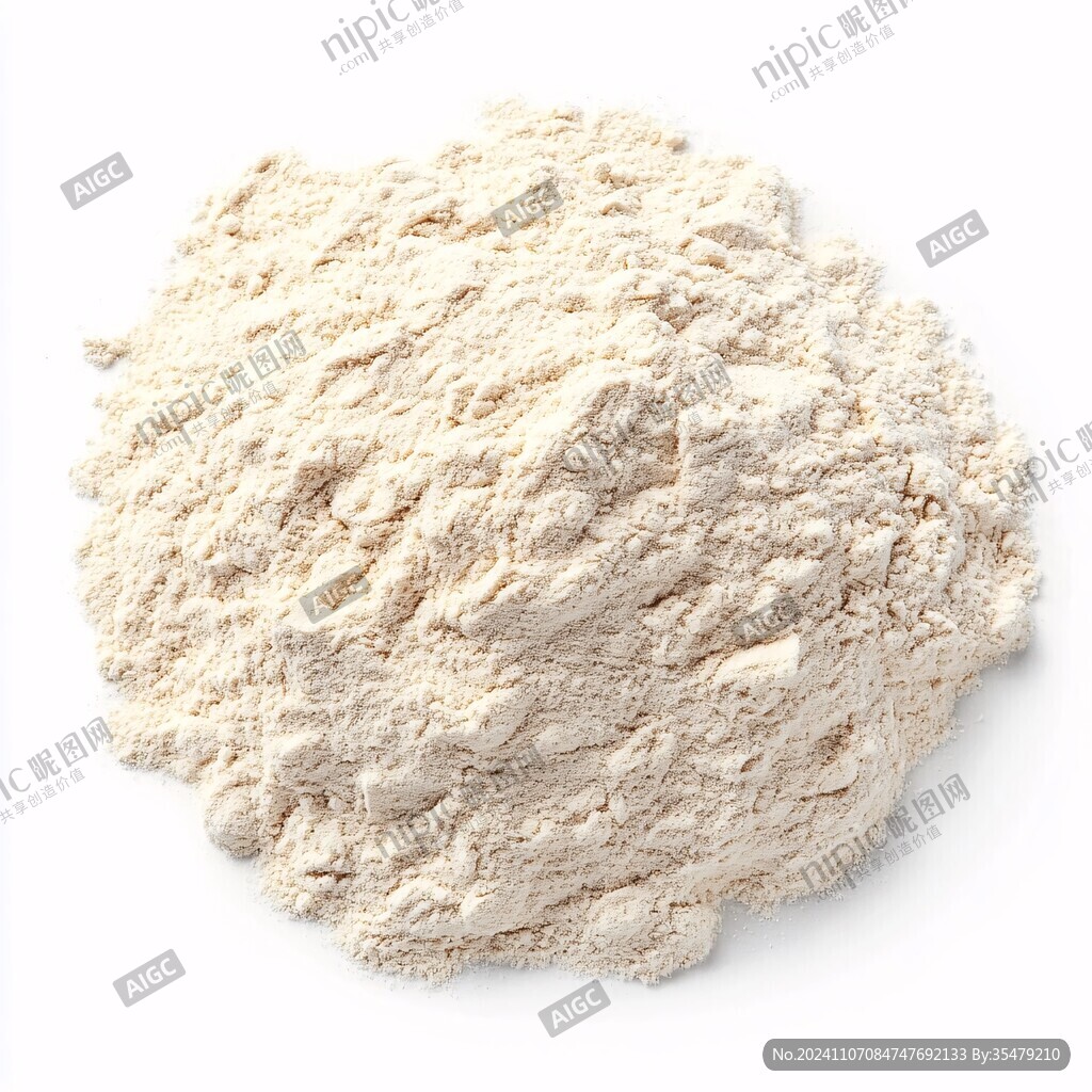 米黃色粉末