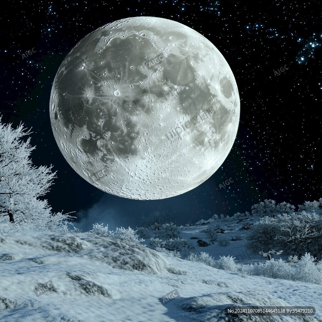藍月夜夢幻唯美奇幻
