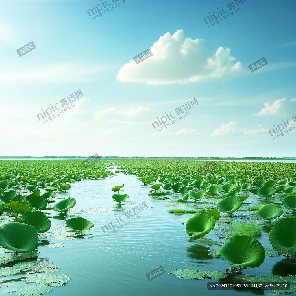 濕地荷田圖片素材下載