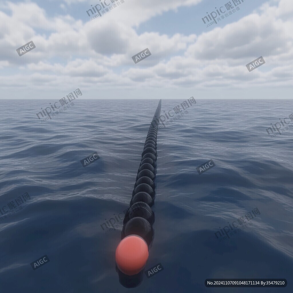 海上浮標線