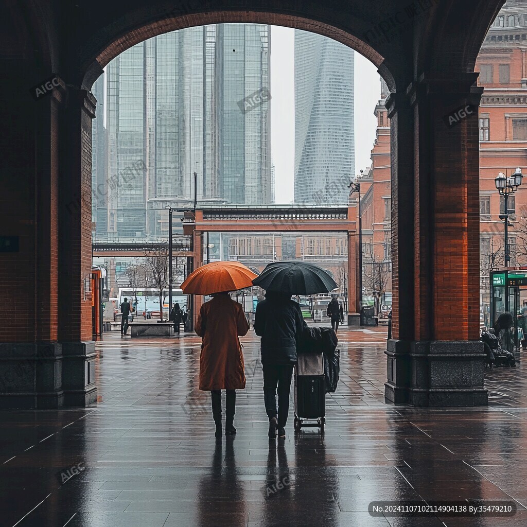 陸家嘴雨天